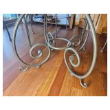 Kincaid Scrolled Iron Base Kitchenet Table & Chairs