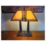 Tiffany-style Mission Prairie Corn Long Desk Lamp