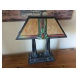 Tiffany-style Mission Prairie Corn Long Desk Lamp