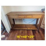 Primitive Shaker Style Console Table