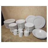 Farberware Calais Embossed Stoneware service for 13 (60 pieces)