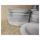 Farberware Calais Embossed Stoneware service for 13 (60 pieces)
