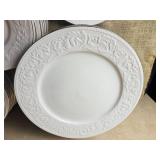 Farberware Calais Embossed Stoneware service for 13 (60 pieces)
