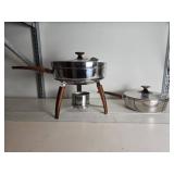 Vintage MCM Fondue Set