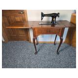 Classic Antique Singer Sewing Machine Table