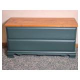 Fantastic Wood Toy Chest - Green
