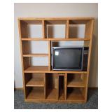 Mid-Century Modern Blonde Wood Bookshelf