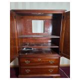 Pennsylvania House Solid Cherry Bedroom Entertainment Cabinet Dresser - Medallion Collection