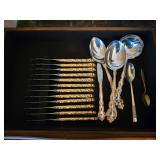 Stunning Vintage Community Silver Plate Flatware Service for 11