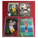 (4) JaMarr Chase Cards - (2) Rookies & (2) Prizms