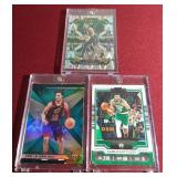 (3) Basketball Star Cards In One Touch Cases