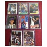 (8) Basketball Rookie Cards - Mostly 90s Stars