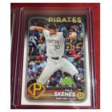(2) 2024 Topps Paul Skenes Rookie Cards