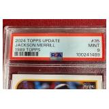 2024 Topps Update Jackson Merrill Rookie Card - PSA 9
