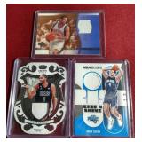 (3) Basketball Jersey Cards