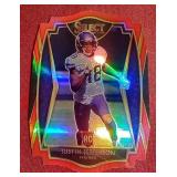 2020 Select Justin Jefferson Premier Die-Cut Prizm Rookie Card