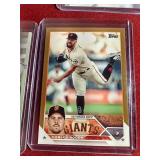 (9) Numbered Baseball Cards