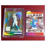 (2) Justin Herbert Cards - Gold Press Proof & Acetate Insert