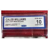 2022 Leaf Caleb Williams Rookie Card - CCG 10