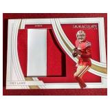 2022 Immaculate Trey Lance Jersey Card - #d/25
