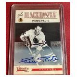 2012-13 Classics Pierre Pilote Autograph Card