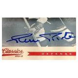 2012-13 Classics Pierre Pilote Autograph Card