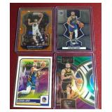 (4) Stephen Curry Cards - (2) Prizms
