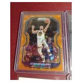 (4) Stephen Curry Cards - (2) Prizms