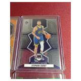(4) Stephen Curry Cards - (2) Prizms