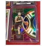 (4) Stephen Curry Cards - (2) Prizms
