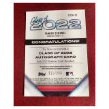 2022 Bowman Tanner Schobel Autograph Prospect Card - #d/250