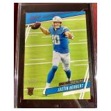 2020 Prestige Justin Herbert Rookie Card - ISA 9