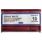 2023 Leaf Drake Maye Rookie Card - CCG 10