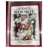 2023 Leaf Drake Maye Rookie Card - CCG 10