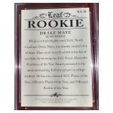 2023 Leaf Drake Maye Rookie Card - CCG 10