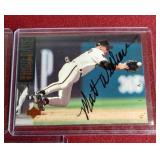 (3) In Person Signed Baseball Cards - 80s/90s Stars