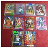 (10) Football Rookie Cards - All Prizms