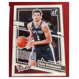 (2) Donruss Victor Wembanyama Rookie Cards