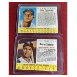 1963 Post Don Drysdale + Manny Jimenez Jell-O