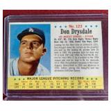 1963 Post Don Drysdale + Manny Jimenez Jell-O