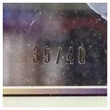 (4) Numbered Football Cards