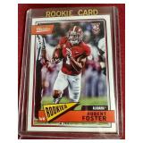 (4) Numbered Football Cards