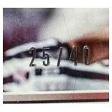 (4) Numbered Football Cards