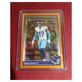 (4) Numbered Football Cards