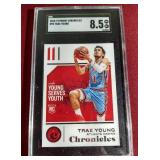 2018-19 Chronicles Trae Young Rookie Card - SGC 8.5