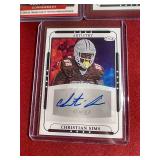 (3) Autographed Football Cards