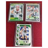 (3) Score Brock Bowers Rookie Cards