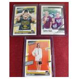 (3) Donruss Caitlin Clark Rookie Cards