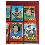 (15) 1971 Topps Football Cards