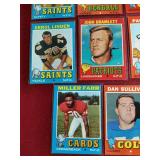(15) 1971 Topps Football Cards
